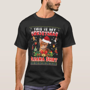 Camiseta Este Es Mi Gato Abysiniano De Los Camisas De Pajam