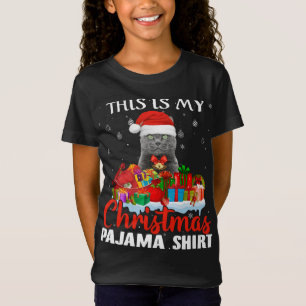 Camiseta Este es mi gato azul ruso Pajama