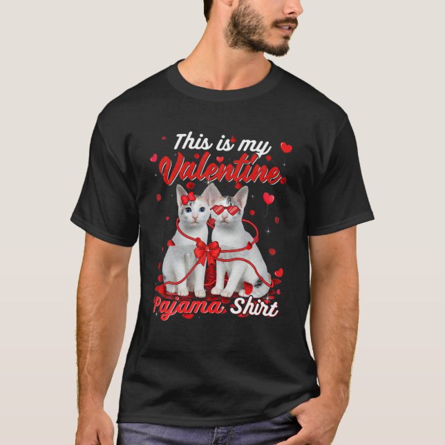 Camiseta Este Es Mi Gato Bobtail Japonés De San Valentín Pa (Anverso)