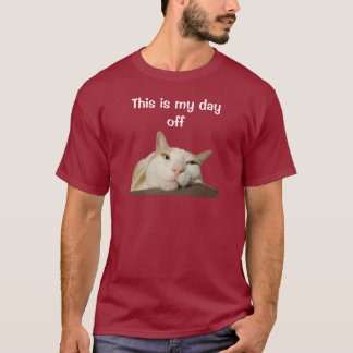 Camiseta Este es mi gato de día libre