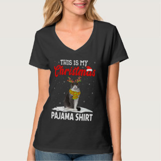 Camiseta Este es mi gato de Navidades Pajama Scottish
