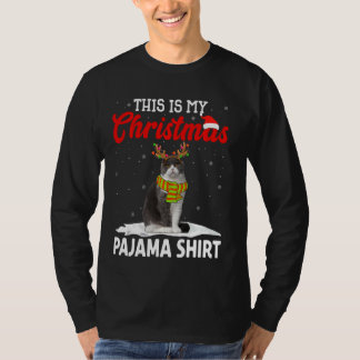Camiseta Este es mi gato de Navidades Pajama Scottish
