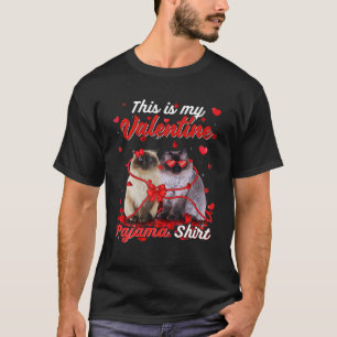 Camiseta Este Es Mi Gato De San Valentín Pajama Himalaya