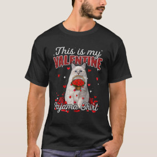Camiseta Este Es Mi Gato De Valentine Pajama Ragdoll