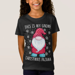 Camiseta Este Es Mi Gnome Navidades Pajama Polka Dot Gnome