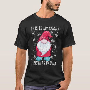 Camiseta Este Es Mi Gnome Navidades Pajama Polka Dot Gnome
