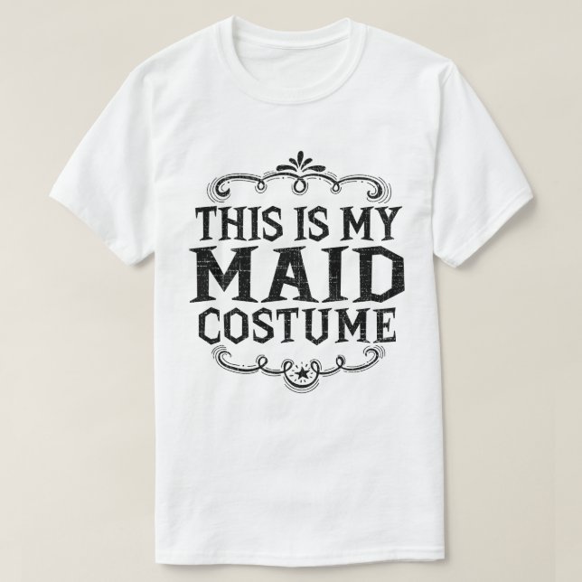 Camiseta Este Es Mi Gracioso Disfraz De Halloween Perezoso  (Diseño del anverso)