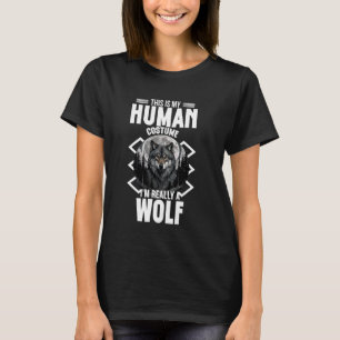 Camiseta Este es mi gráfico de disfraces humanos de Lobos d