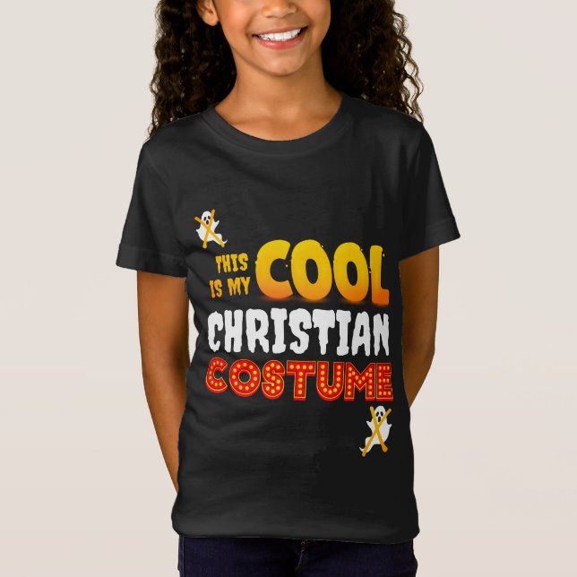 Camiseta Este es mi GUAY CHRISTIAN COSTUME Halloween (Anverso)