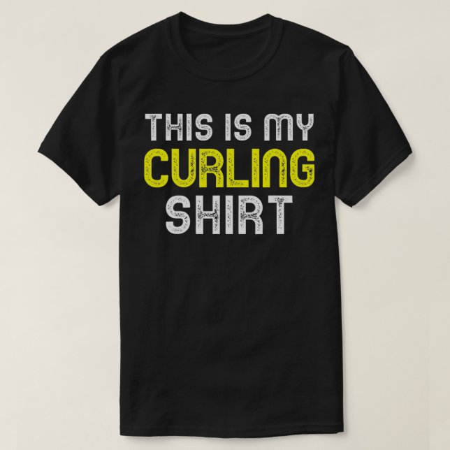 Camiseta Este es mi Guay gracioso de Curling Player (Diseño del anverso)