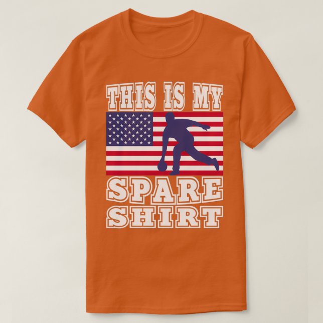 Camiseta Este es mi Gutter de bolas de repuesto de 10 pines (Diseño del anverso)