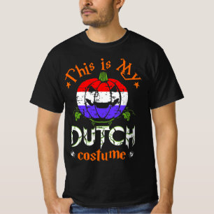 Camiseta Este Es Mi Halloween Holandés De Disfraces