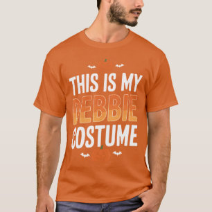 Camiseta Este Es Mi Halloween Simple Debbie - vintage
