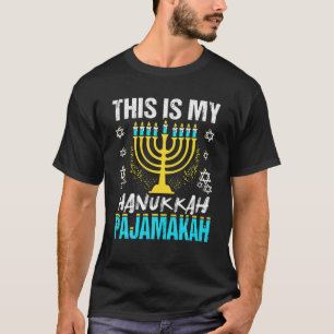 Camiseta Este Es Mi Hanukkah Pajamakah Chanukah Jewish Holi