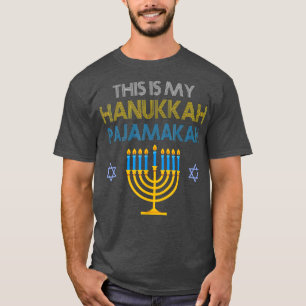 Camiseta Este Es Mi Hanukkah Pajamakah Chanukah Pajama