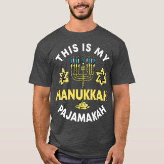 Camiseta Este Es Mi Hanukkah Pajamakah, Chanukah Pajama Pre