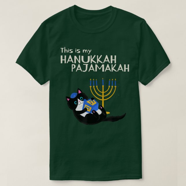Camiseta Este es mi Hanukkah Pajamakah hanukkah divertido p (Diseño del anverso)