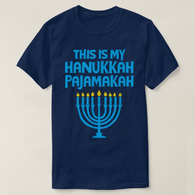 Camiseta Este es mi Hanukkah Pajamakah Shirt Gracious Boys  (Diseño del anverso)