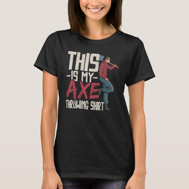 Camiseta Este Es Mi Hatchet Throwing Ax Thrower (Anverso)