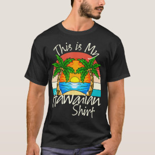Camiseta Este es mi hawaiano Aloha Hawaii para mujeres homb