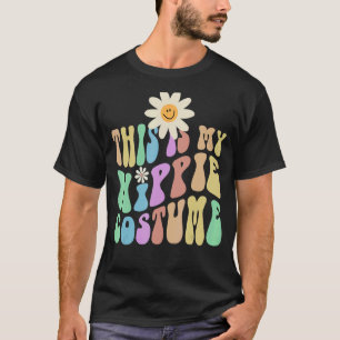 Camiseta ESTE ES MI HIPPIE Costume Groovy Hipster Púrpura