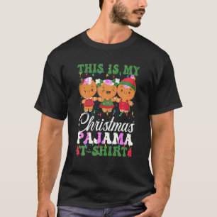 Camiseta Este Es Mi Hombre De Gingerbread Navidades Pajama