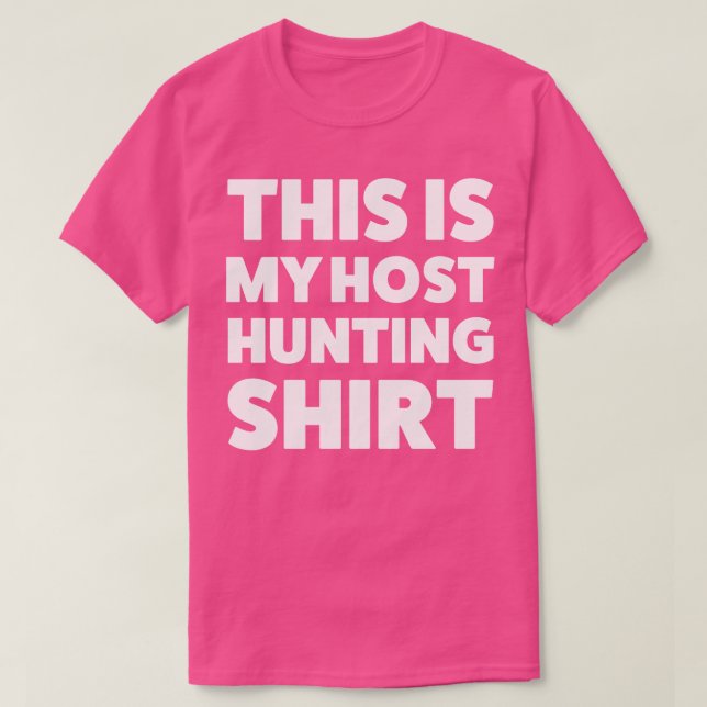 Camiseta Este es mi host Hunting Programmer IT (Diseño del anverso)