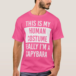 Camiseta Este Es Mi Humano, Realmente Soy Capibara