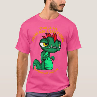 Camiseta Este Es Mi Humano, Realmente Soy Un Chameleon.