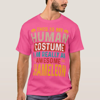 Camiseta Este Es Mi Humano, Soy Realmente Un Aterrador Cama