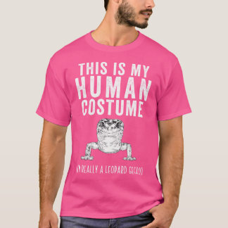 Camiseta Este Es Mi Humano. Soy Un Gecko Leopardo.