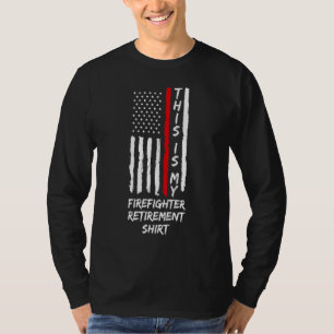 Camiseta Este es mi incendio de retiro de bomberos