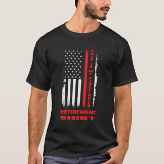 Camiseta Este Es Mi Incendio Del Retirador De Bomberos