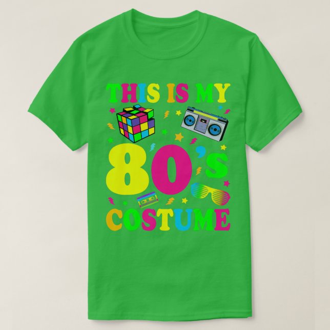 Camiseta Este es mi juego de disfraces de los 80 Regalos Oc (Diseño del anverso)