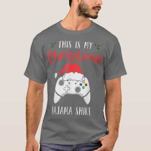 Camiseta Este es mi juego de video divertido de los Navidad