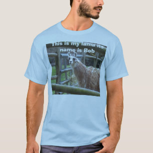 Camiseta Éste es mi lama que su nombre es Bob