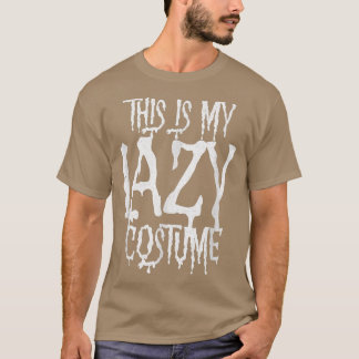 Camiseta Este Es Mi Lazy Costume Funny Halloween Lazy Barat