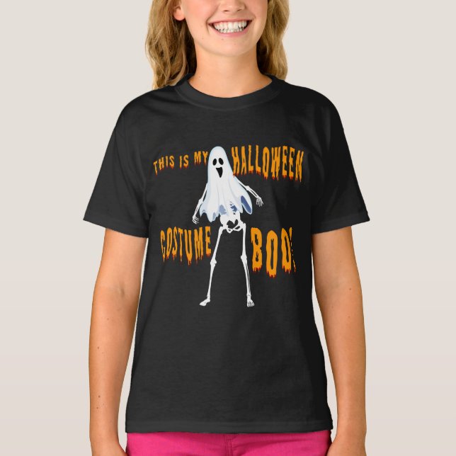 Camiseta ¡este es mi libro de disfraces de halloween! (Anverso)
