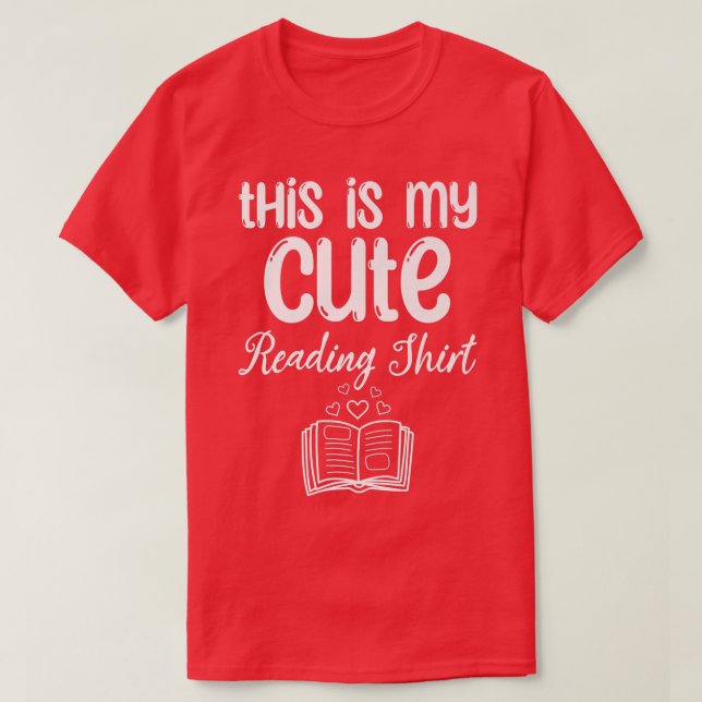 Camiseta Este es mi libro de lectura más lindo, libro de li (Diseño del anverso)
