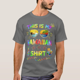 Camiseta Este Es Mi Línea De Playa De Hawaii Luau Aloha Haw