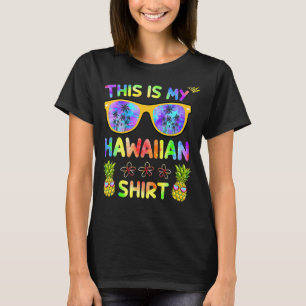 Camiseta Este Es Mi Línea De Playa De Hawaii Luau Aloha Haw