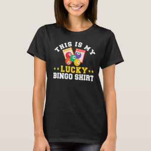 Camiseta Este Es Mi Lucky Bingo Funny Gambling