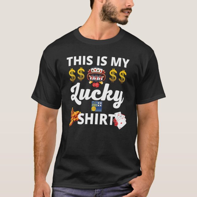 Camiseta Este Es Mi Lucky Casino Poker Lottery Winners (Anverso)