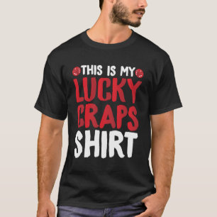 Camiseta Este Es Mi Lucky Craps Shirt Gambling Casino Long