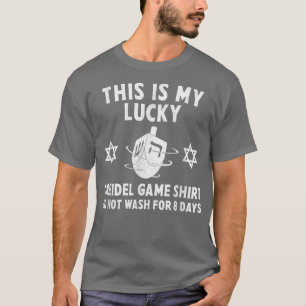 Camiseta Este Es Mi Lucky Dreidel Game Hanukkah 8 Días Homb