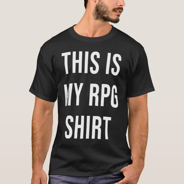 Camiseta Este es mi maestría de maestría de mazos de RPG D2 (Anverso)
