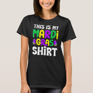Camiseta Este es mi Mardi Gras New Orleans Grat Tuesdays 3