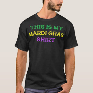 Camiseta Este Es Mi Mardi Gras Shirny Outny Men
