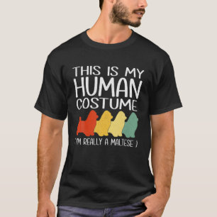 Camiseta Este Es Mi Mascota De Enamorado Maltés Con Disfrac
