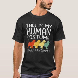 Camiseta Este Es Mi Mascota De Trato Humano De Newfoundland